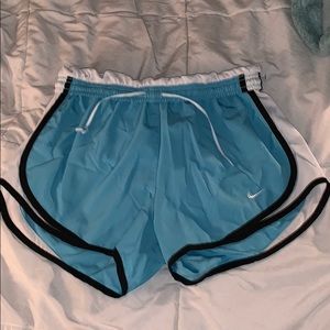 Blue medium nike running shorts